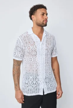 Chemise unie manches courtes