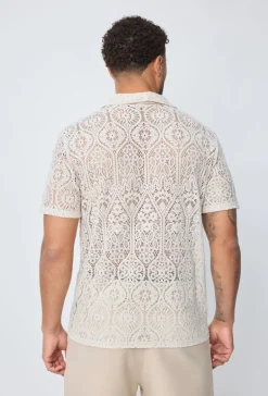 Chemise unie manches courtes