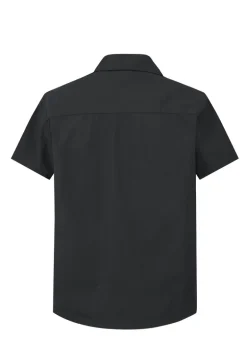 Chemise unie manches courtes