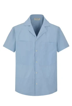 Chemise unie manches courtes