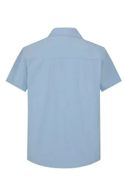 Chemise unie manches courtes