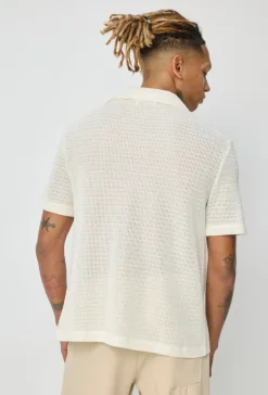 Chemise unie manches courtes