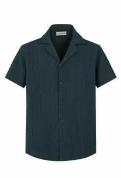 Chemise unie manches courtes