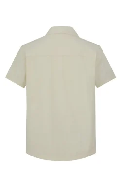 Chemise unie manches courtes