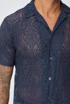 Chemise unie manches courtes