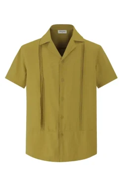 Chemise unie manches courtes