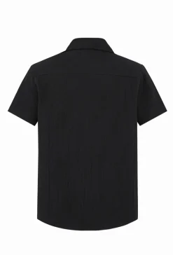 Chemise unie manches courtes