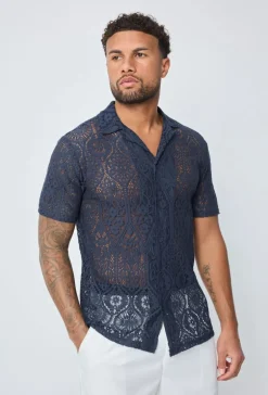 Chemise unie manches courtes