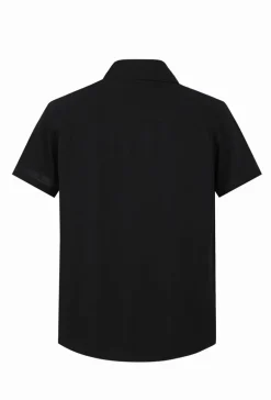 Chemise unie manches courtes