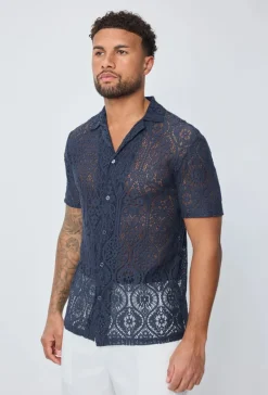 Chemise unie manches courtes