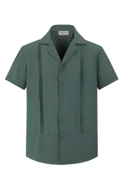 Chemise unie manches courtes