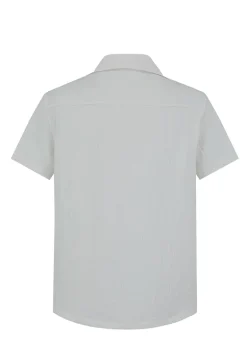 Chemise unie manches courtes