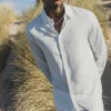 Chemise unie manches longues