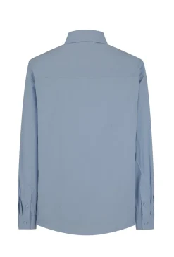 Chemise unie manches longues