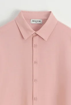Chemise unie manches longues