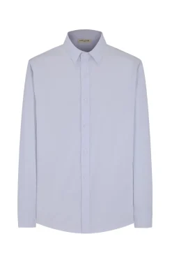 Chemise unie manches longues