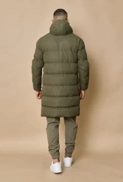 Doudoune à capuche mi-longue