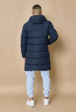 Doudoune à capuche mi-longue
