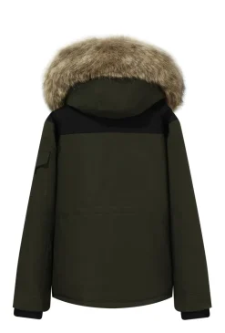 Doudoune enfant avec capuche à fourrure