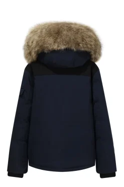Doudoune enfant avec capuche à fourrure