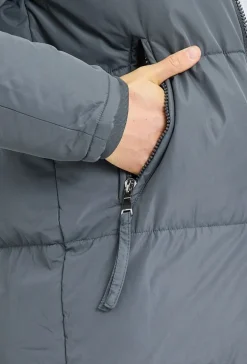 Doudoune longue à capuche