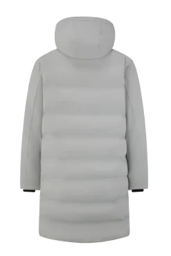 Doudoune longue matelassé à capuche