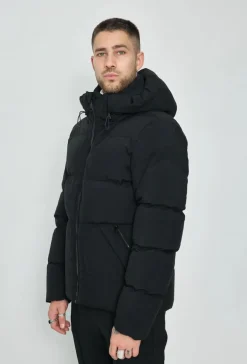 Doudoune matelassé à capuche réglable