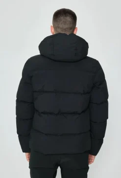 Doudoune matelassé à capuche réglable