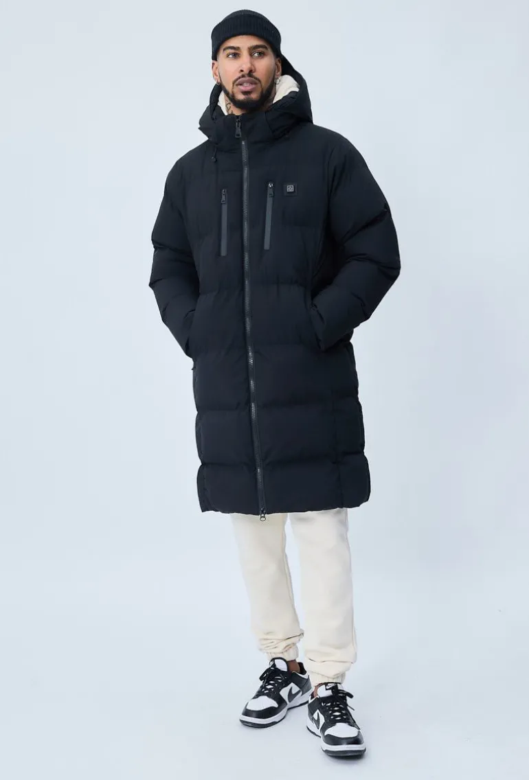 Doudoune mi-longue chauffante
