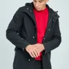 Doudoune parka à capuche
