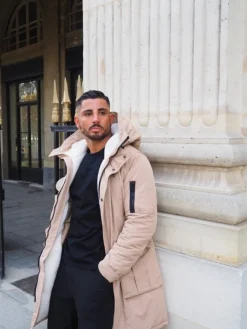Doudoune parka milongue à capuche