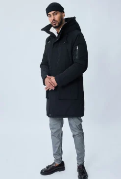 Doudoune parka milongue à capuche