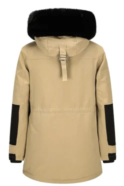 Doudoune parka milongue à capuche fourrure amovible