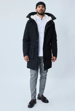 Doudoune parka milongue à capuche