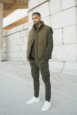 Doudoune puffer sans manches oversize