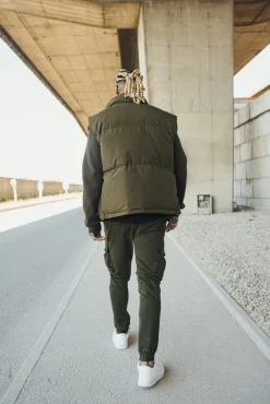 Doudoune puffer sans manches oversize
