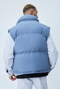 Doudoune puffer sans manches oversize