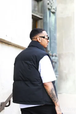 Doudoune puffer sans manches oversize