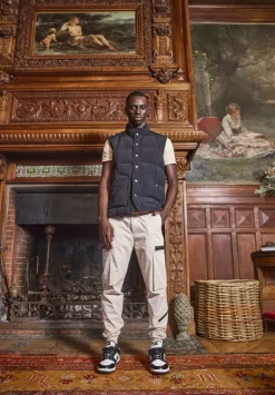 Doudoune sans manches matelassé