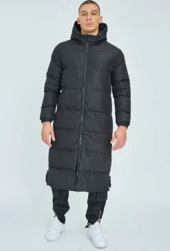 Doudoune ultra longue à capuche