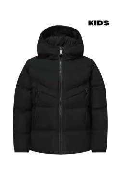 Enfant doudoune courte à capuche