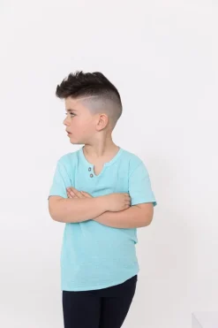 Enfant t-shirt effet lin