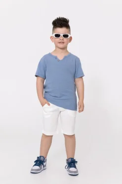 Enfant t-shirt effet lin