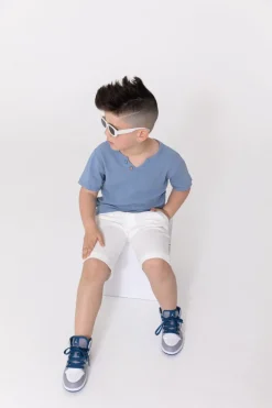 Enfant t-shirt effet lin