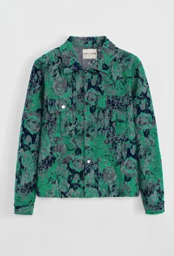 Ensemble à motif fleurie