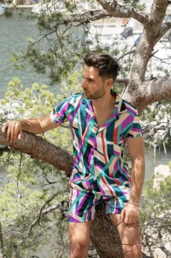 Ensemble à motif géométrique