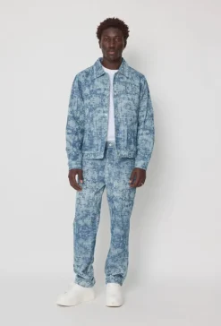 Ensemble à motif marbré