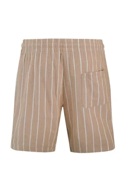Ensemble à rayures chemise manches courtes short