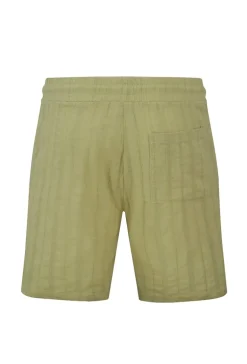 Ensemble à rayures chemise manches courtes short