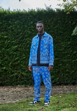 Ensemble bandana toile veste pantalon